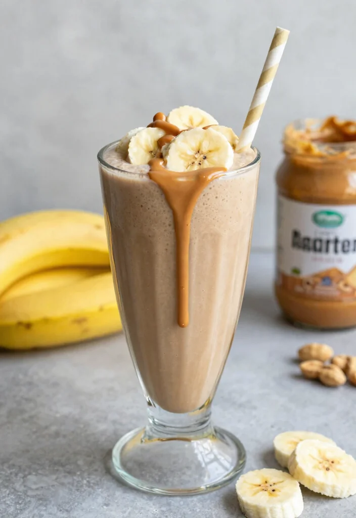 12 Healthy Fruit Smoothie Recipes for Energy 9. Peanut Butter Banana Smoothie 0
