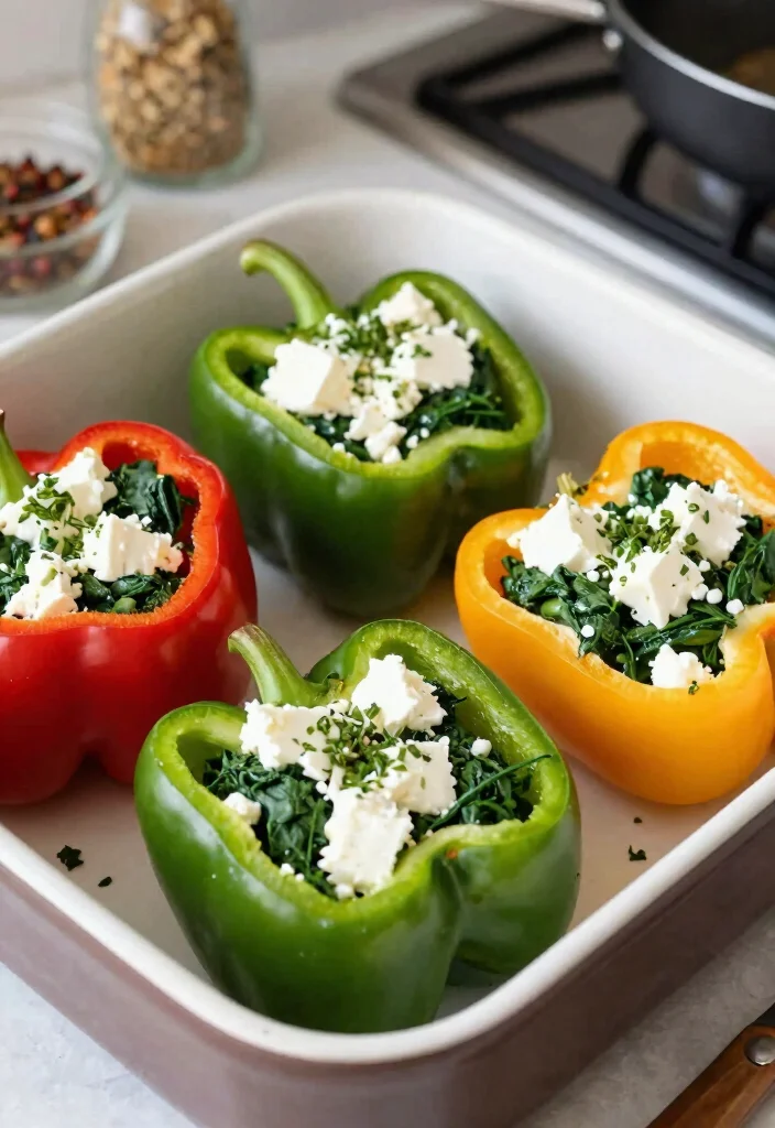 12 Healthy Gluten Free Recipes for Clean Eating 61 12 Healthy Gluten Free Recipes for Clean Eating 11. Spinach and Feta Stuffed Peppers 0