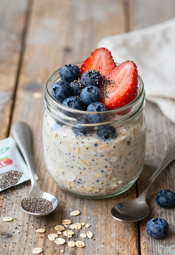 12 Healthy Gluten Free Recipes for Clean Eating 49 12 Healthy Gluten Free Recipes for Clean Eating 9. Overnight Oats with Chia Seeds 0