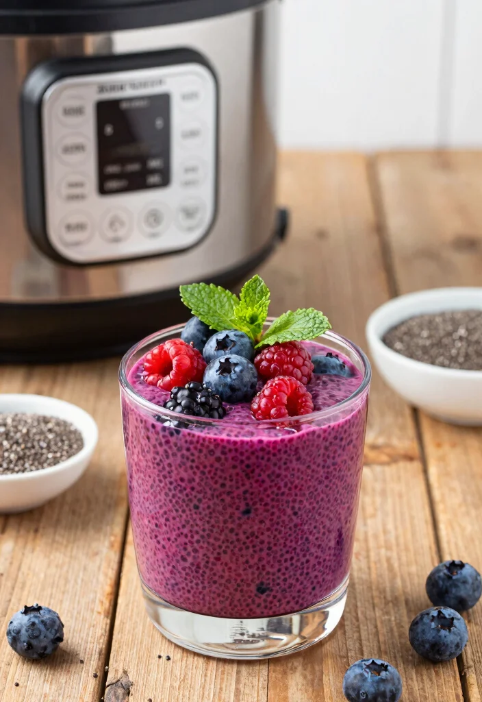 12 Healthy Instant Pot Recipes for Fast Meals 11. Instant Pot Berry Chia Pudding 0