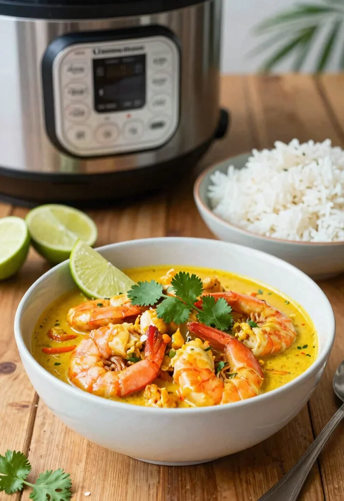 12 Healthy Instant Pot Recipes for Fast Meals 12. Instant Pot Coconut Curry Shrimp 0