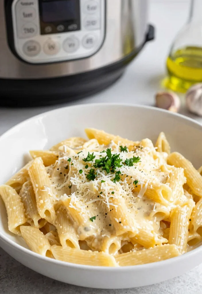 12 Healthy Instant Pot Recipes for Fast Meals 4. Instant Pot Garlic Parmesan Pasta 0