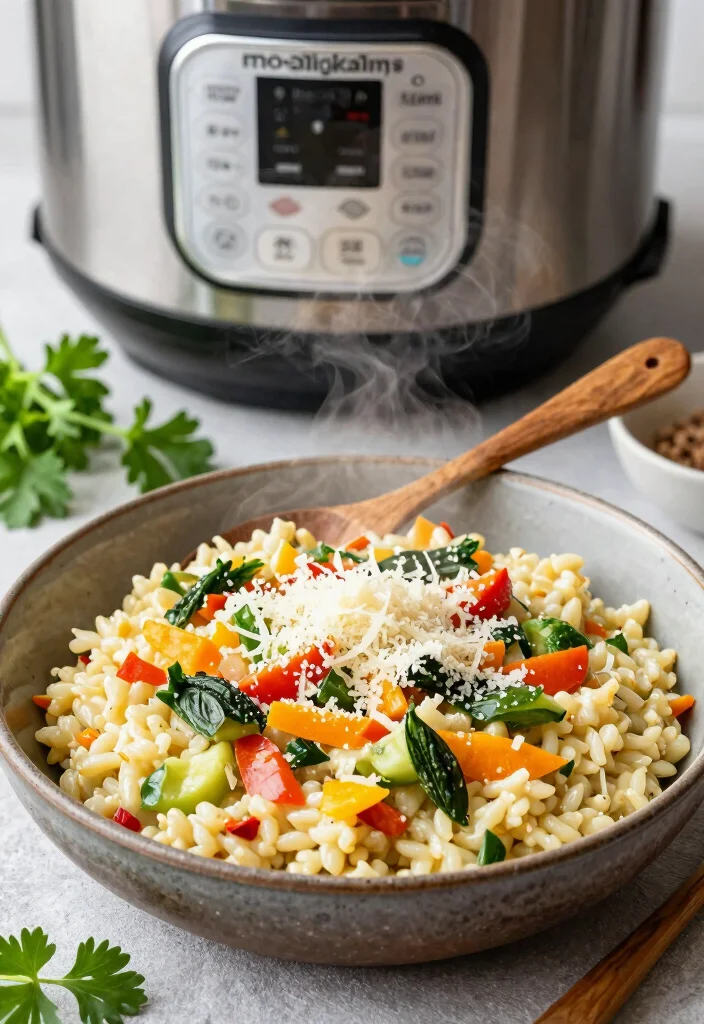 12 Healthy Instant Pot Recipes for Fast Meals 7. Instant Pot Vegetable Risotto 0