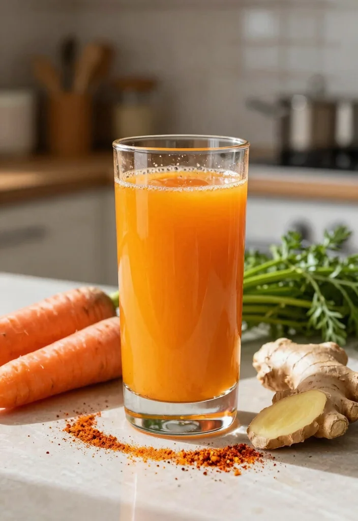 12 Healthy Juice Recipes for Daily Nutrition 5. Spicy Carrot Kick 0