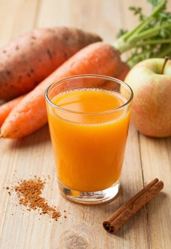 12 Healthy Juice Recipes for Daily Nutrition 9. Sweet Potato Glow 0