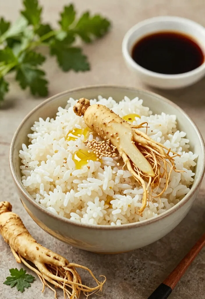 12 Healthy Korean Recipes with Fresh Flavor 40 12 Healthy Korean Recipes with Fresh Flavor 10. Herbal Rice with Ginseng 0