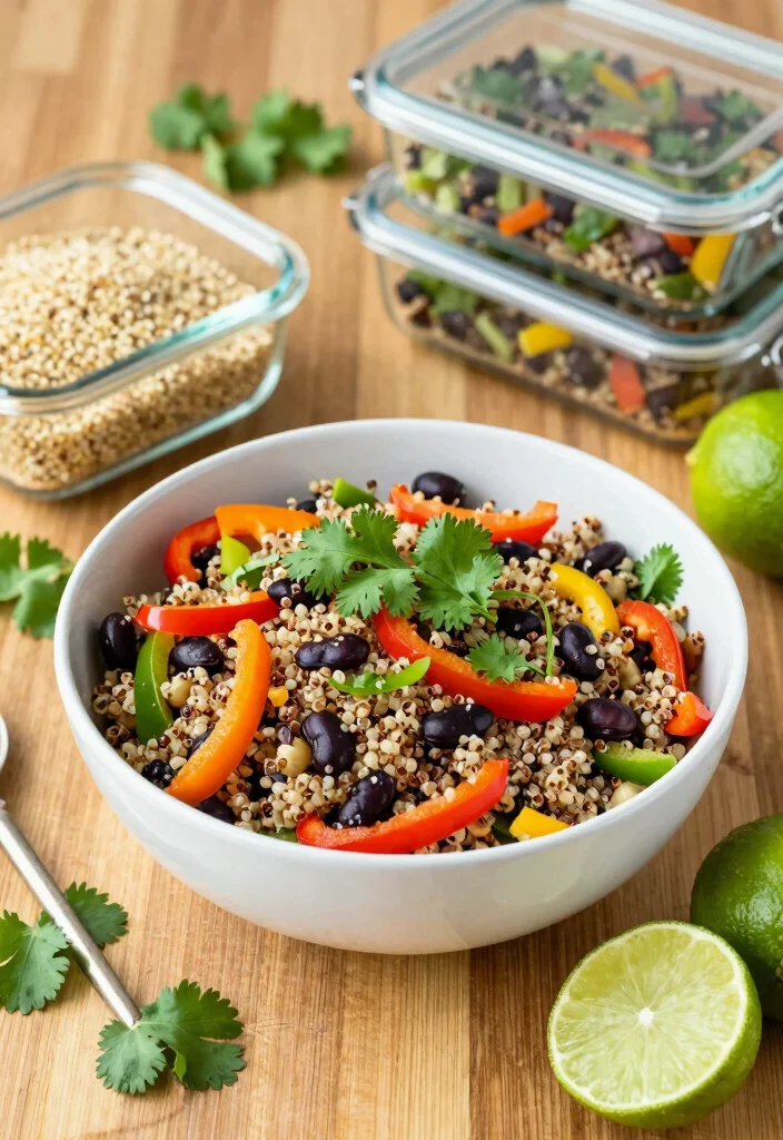 12 Healthy Meal Prep Recipes for Weekly Planning 1 12 Healthy Meal Prep Recipes for Busy Weeks 1. Quinoa and Black Bean Salad 0 1