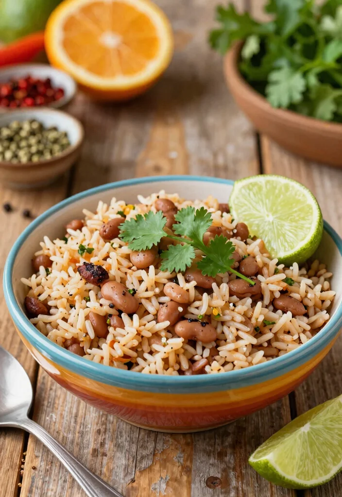 12 Healthy Mexican Recipes with Lighter Flavor 11. Light Mexican Rice and Beans 0