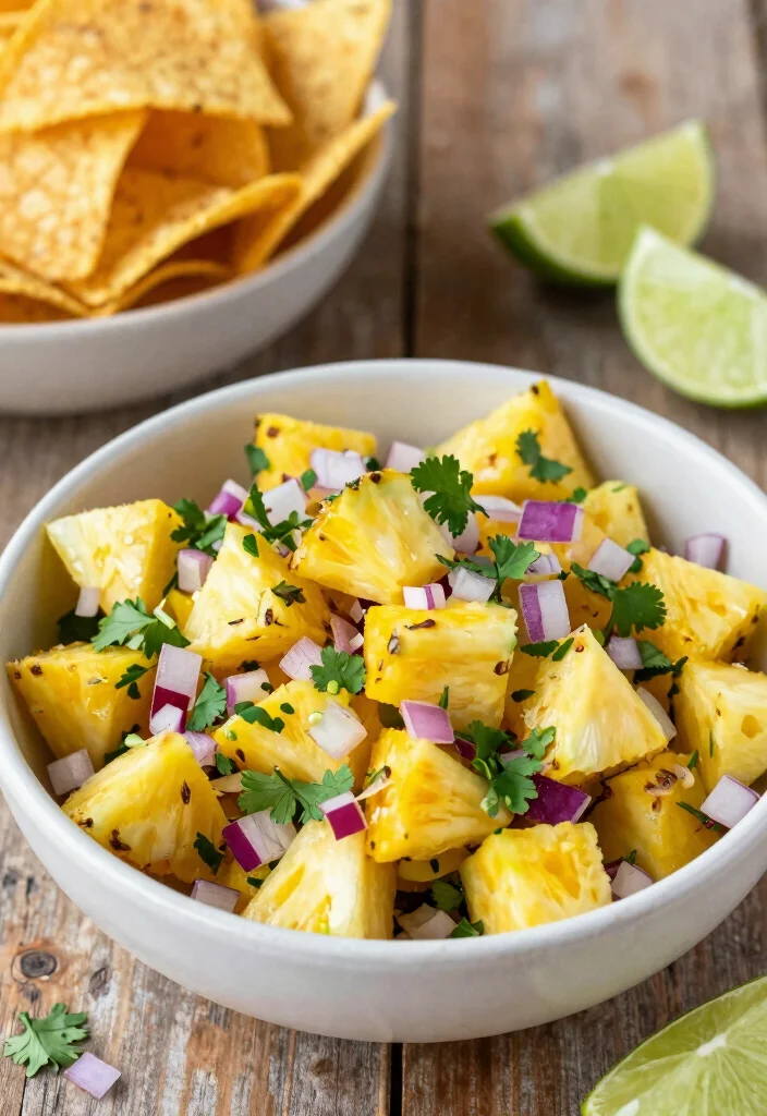 12 Healthy Mexican Recipes with Lighter Flavor 12. Fresh Pineapple Salsa 0