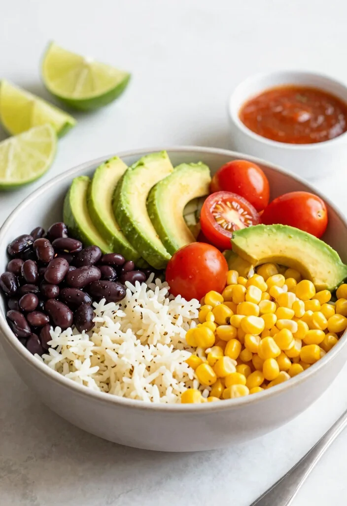 12 Healthy Mexican Recipes with Lighter Flavor 4. Cauliflower Rice Burrito Bowls 0
