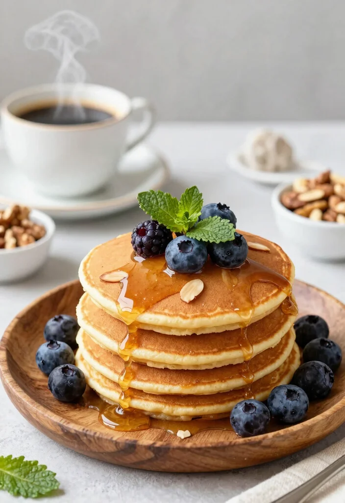 12 Healthy Protein Recipes for Strong Meals 8. Almond Flour Protein Pancakes 0