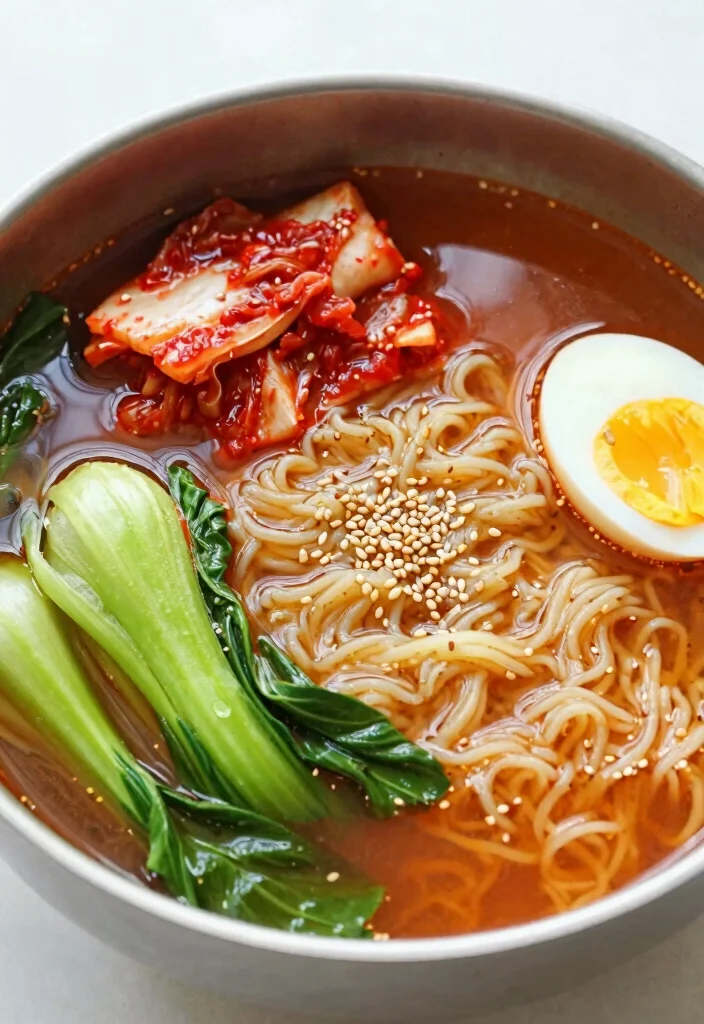 12 Healthy Ramen Noodle Recipes for Lighter Bowls 12. Kimchi Ramen 0