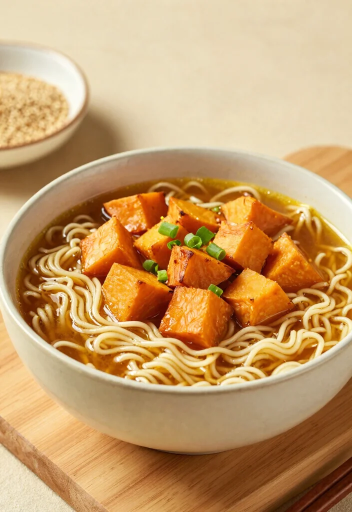 12 Healthy Ramen Noodle Recipes for Lighter Bowls 9. Baked Sweet Potato Ramen 0