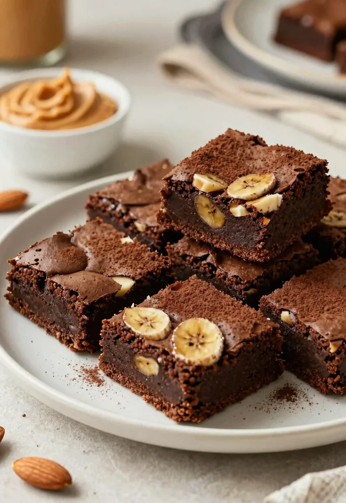 12 Healthy Ripe Banana Recipes for Sweet Snacks 62 12 Healthy Ripe Banana Recipes for Sweet Snacks 12. Banana Almond Flour Brownies 0