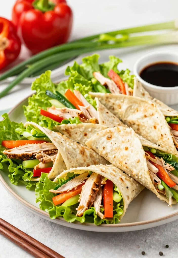 12 Healthy Shredded Chicken Recipes for Meal Prep 4. Asian Chicken Lettuce Wraps 0