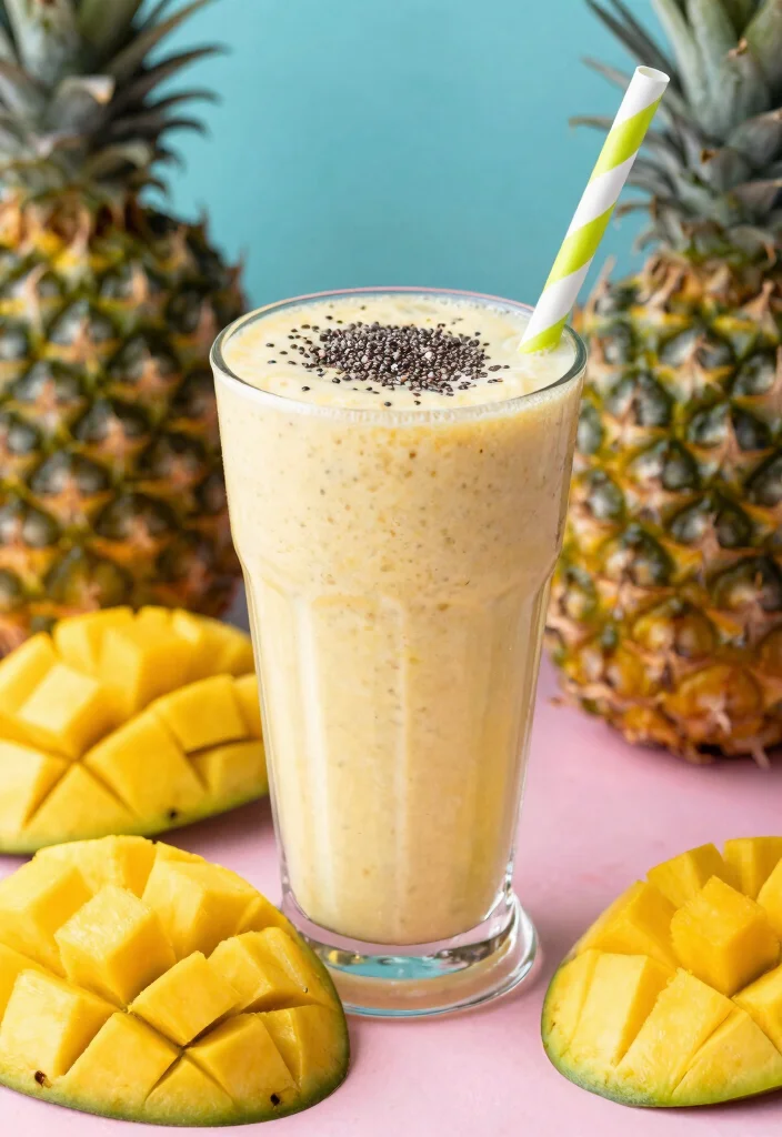 12 Healthy Smoothie Recipes for Daily Fuel 51 12 Healthy Smoothie Recipes for Daily Fuel 11. Tropical Chia Smoothie 0