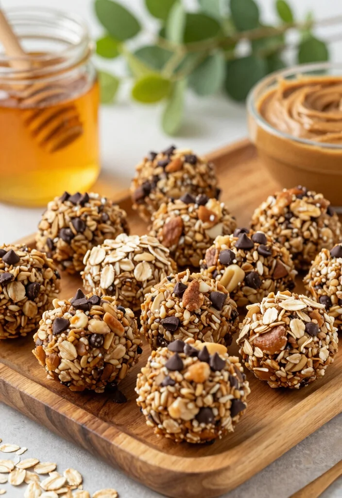 12 Healthy Snack Recipes for Smart Bites 24 12 Healthy Snack Recipes for Smart Bites 4. Energy Boosting Oatmeal Bites 0 1