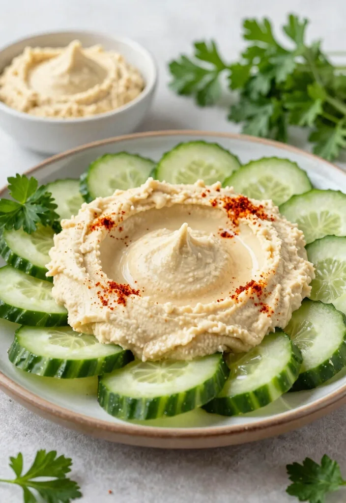 12 Healthy Snack Recipes for Smart Bites 37 12 Healthy Snack Recipes for Smart Bites 7. Cucumber and Hummus Bites 0 1