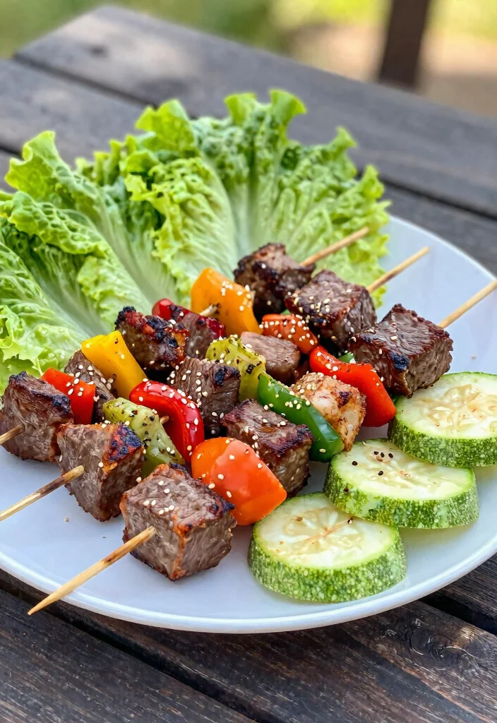 12 Healthy Steak Dinner Recipes for Clean Meals 11. Korean BBQ Steak Skewers 0