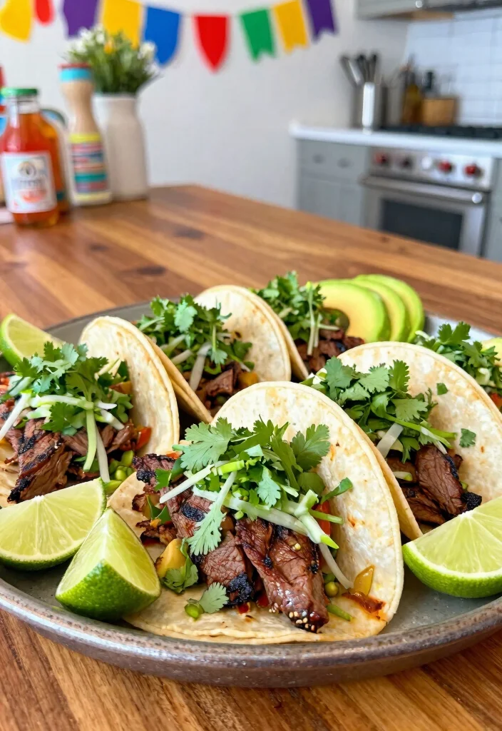 12 Healthy Steak Dinner Recipes for Clean Meals 3. Steak Tacos with Cilantro Lime Slaw 0