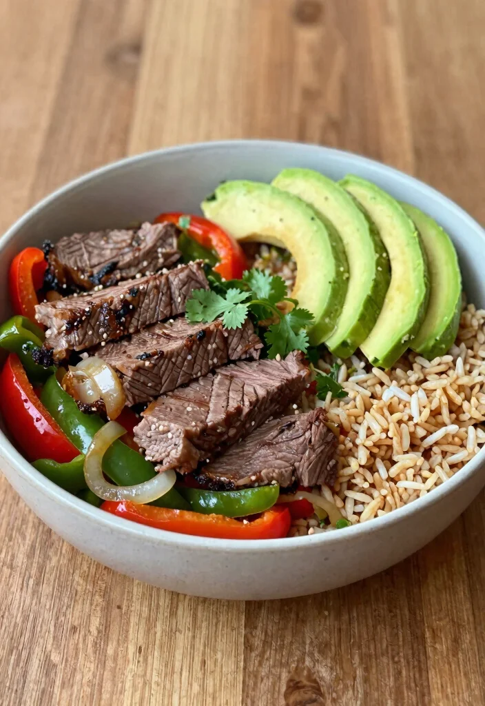 12 Healthy Steak Recipes for Lean Protein Meals 2. Steak Fajita Bowls 0 1
