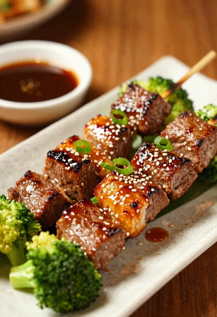 12 Healthy Steak Recipes for Lean Protein Meals 5. Teriyaki Beef Skewers 0 1