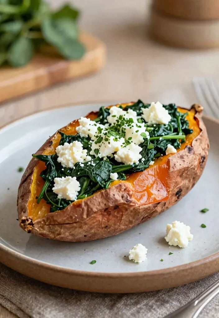 12 Healthy Summer Dinner Recipes for Light Nights 40 12 Healthy Summer Dinner Recipes for Light Nights 10. Spinach and Feta Stuffed Sweet Potatoes 0 1