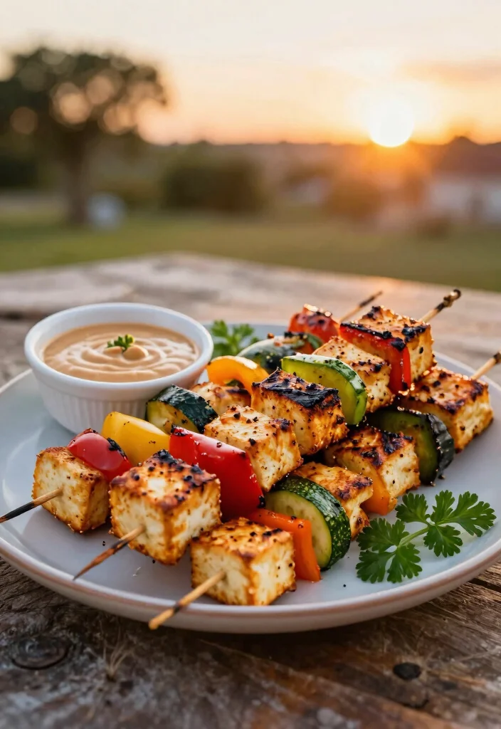 12 Healthy Summer Dinner Recipes for Light Nights 16 12 Healthy Summer Dinner Recipes for Light Nights 6. Spicy Grilled Tofu Skewers with Peanut Sauce 0 1