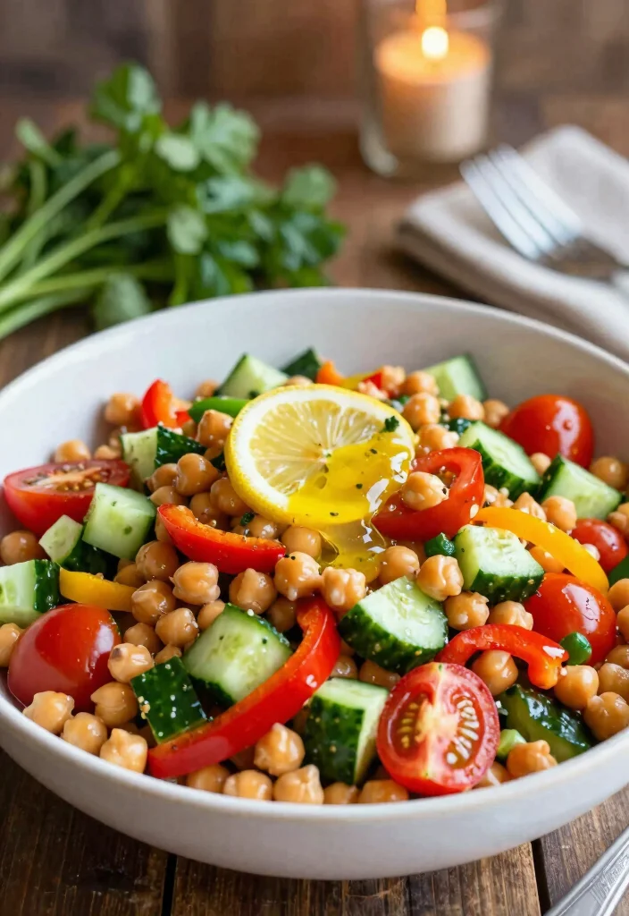 12 Healthy Vegetable Recipes for Simple Meals 49 12 Healthy Vegetable Recipes for Simple Meals 9. Mediterranean Chickpea Salad 0