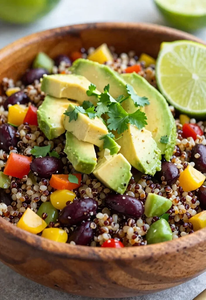 12 Healthy Vegetarian Dinner Recipes for Clean Eating 1. Quinoa Black Bean Salad 0