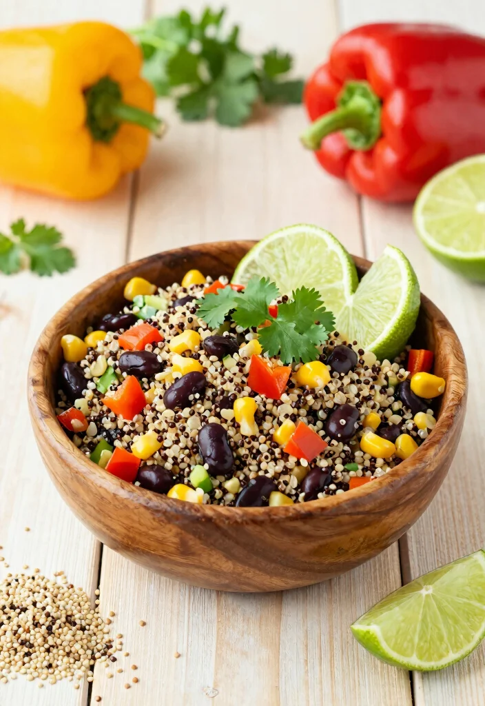 12 Healthy Vegetarian Recipes for Balanced Eating 1 12 Healthy Vegetarian Recipes for Balanced Eating 1. Quinoa Black Bean Salad 0