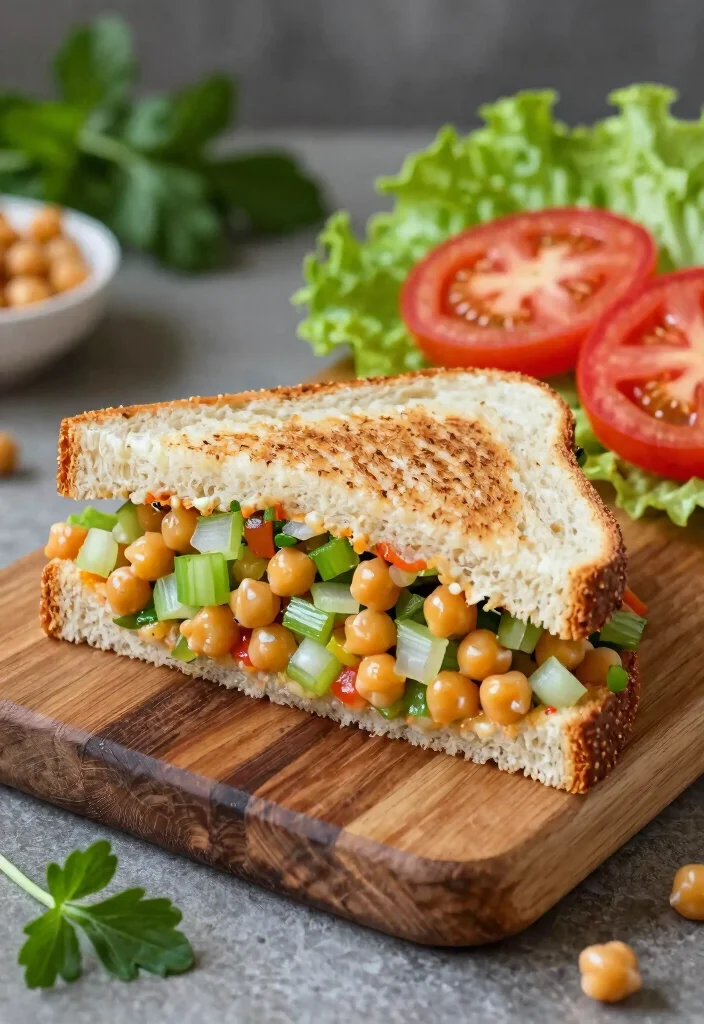 12 Healthy Vegetarian Recipes for Balanced Eating 50 12 Healthy Vegetarian Recipes for Balanced Eating 10. Chickpea Salad Sandwich 0