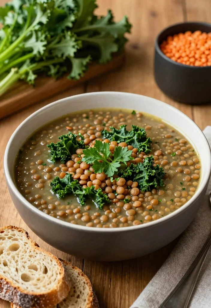 12 Healthy Vegetarian Recipes for Balanced Eating 24 12 Healthy Vegetarian Recipes for Balanced Eating 4. Lentil Soup with Kale 0
