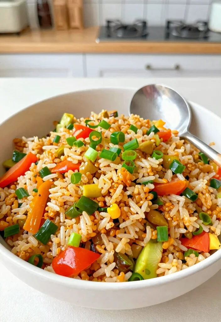 12 Healthy Vegetarian Recipes for Balanced Living 50 12 Healthy Vegetarian Recipes for Balanced Living 10. Vegetable Stir Fried Rice 0
