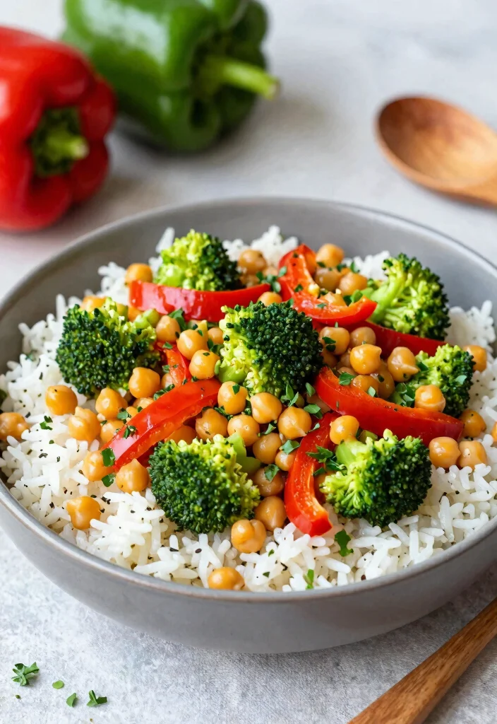 12 Healthy Vegetarian Recipes for Balanced Living 3 12 Healthy Vegetarian Recipes for Balanced Living 3. Chickpea Stir Fry 0