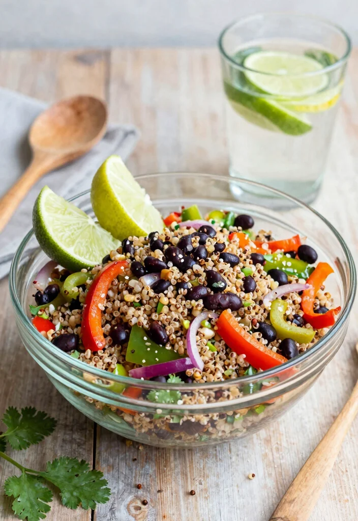 12 Healthy Vegetarian Recipes for Everyday Meals 1 12 Healthy Vegetarian Recipes for Everyday Meals 1. Quinoa and Black Bean Salad 0