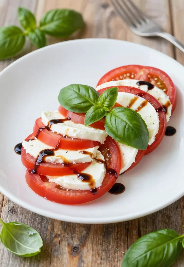 12 Healthy Vegetarian Recipes for Everyday Meals 47 12 Healthy Vegetarian Recipes for Everyday Meals 7. Caprese Salad with Balsamic Glaze 0