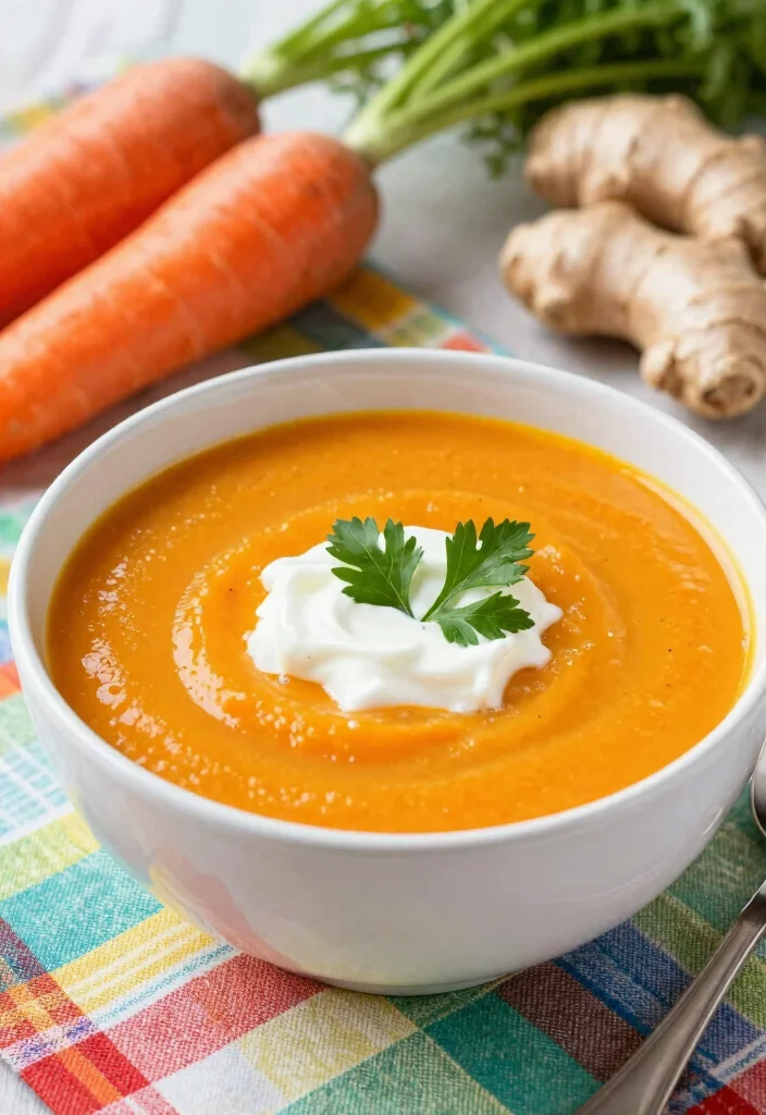 12 Hearty Vegetarian Soup Recipes for Cozy Bowls 61 12 Hearty Vegetarian Soup Recipes for Cozy Bowls 11. Carrot Ginger Soup 0