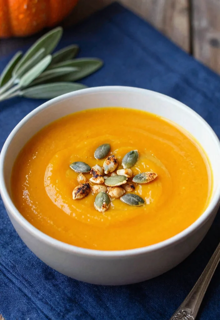 12 Hearty Vegetarian Soup Recipes for Cozy Bowls 62 12 Hearty Vegetarian Soup Recipes for Cozy Bowls 12. Pumpkin and Sage Soup 0