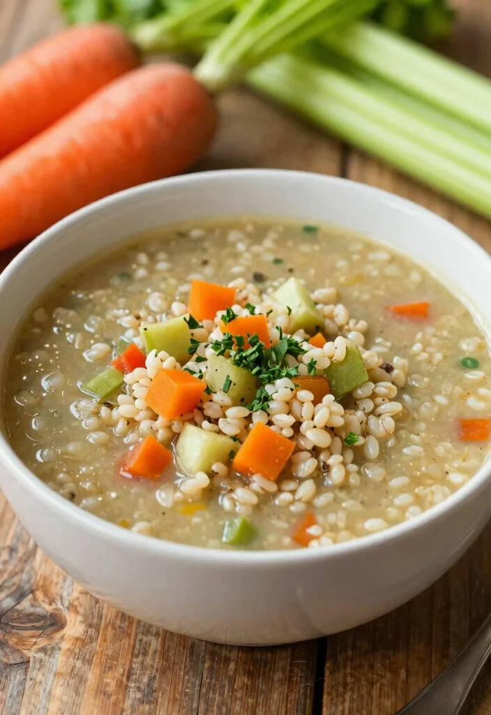 12 Hearty Vegetarian Soup Recipes for Cozy Bowls 25 12 Hearty Vegetarian Soup Recipes for Cozy Bowls 5. Vegetable Barley Soup 0