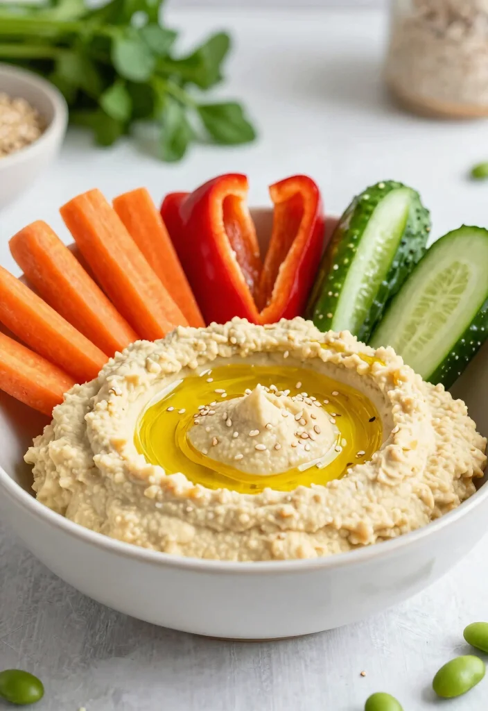 12 High Protein Vegetarian Recipes for Energy 6. Edamame Hummus 0