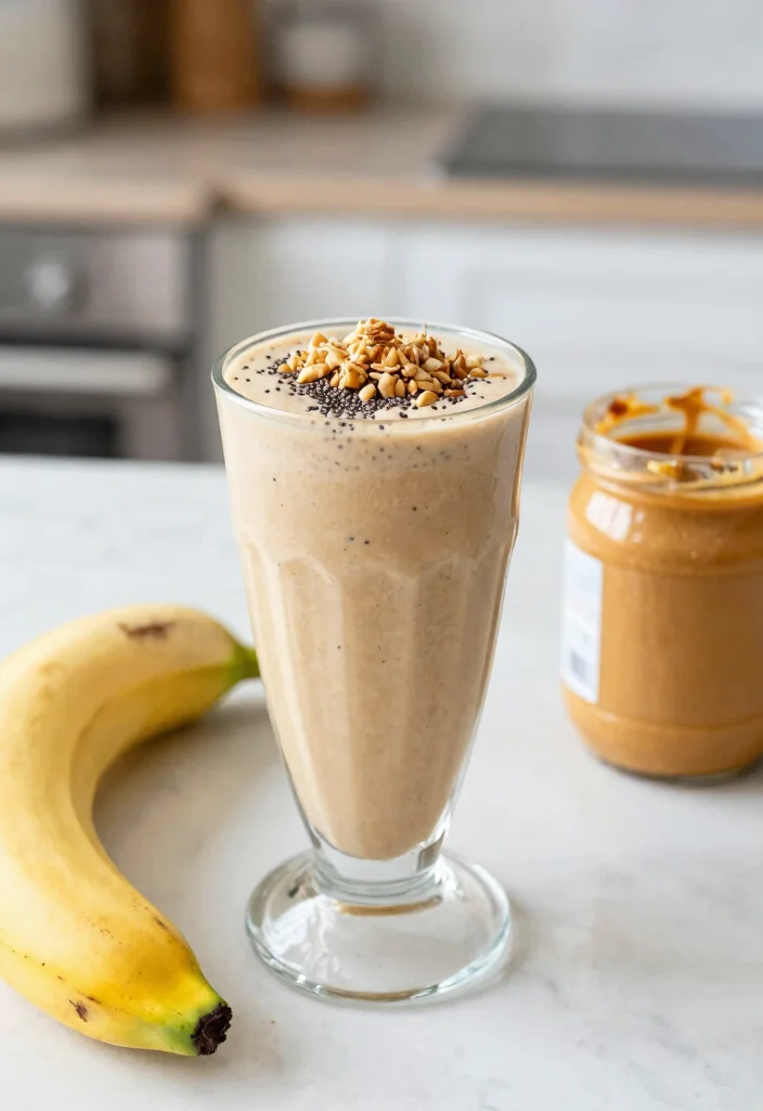 12 High Protein Vegetarian Recipes for Energy 8. Peanut Butter Banana Smoothie 0