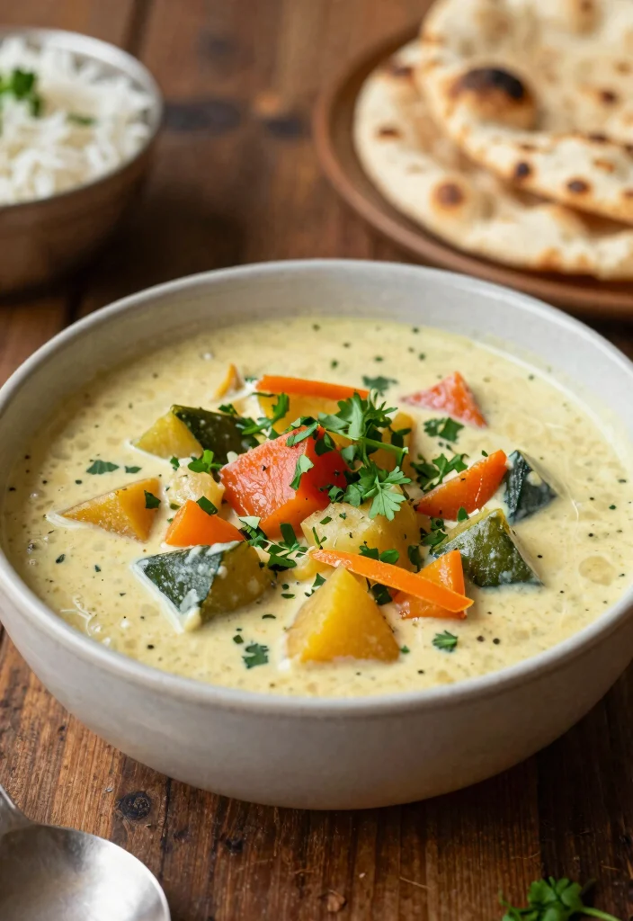 12 Indian Vegetarian Dinner Recipes for Family Meals 47 12 Indian Vegetarian Dinner Recipes for Family Meals 7. Vegetable Korma 0