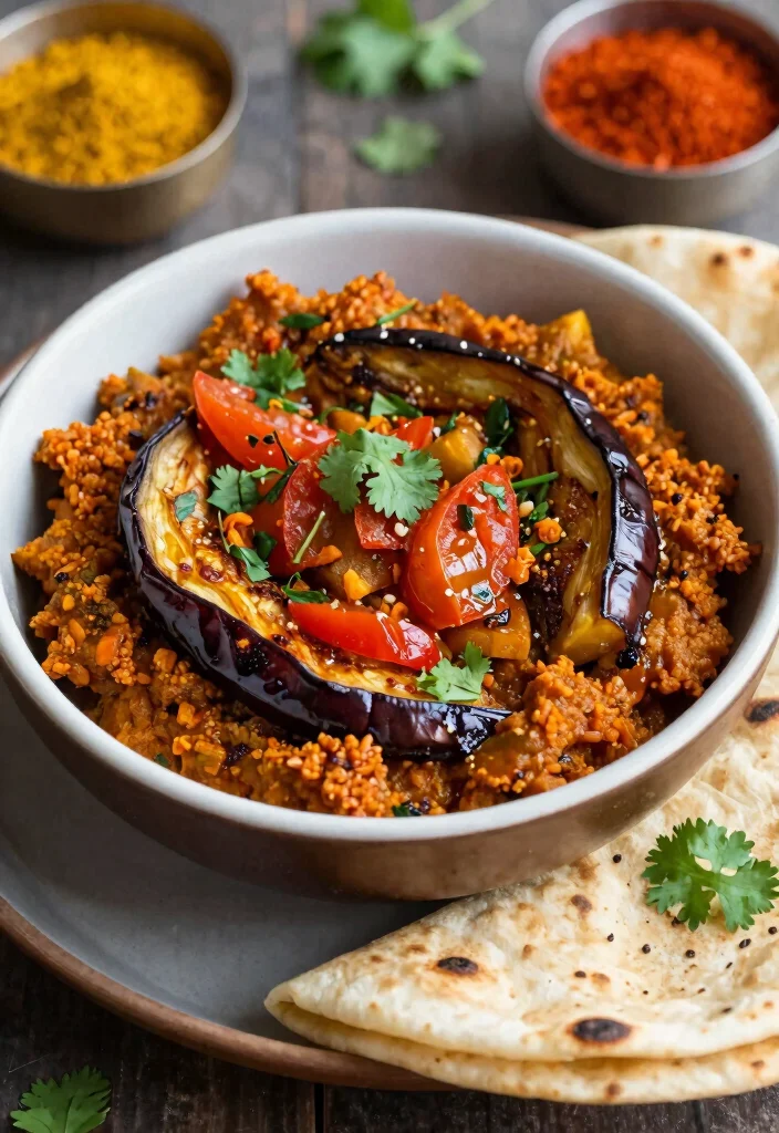 12 Indian Vegetarian Recipes for Home Cooks 27 12 Indian Vegetarian Recipes for Home Cooks 7. Baingan Bharta Smoky Eggplant Delight 0