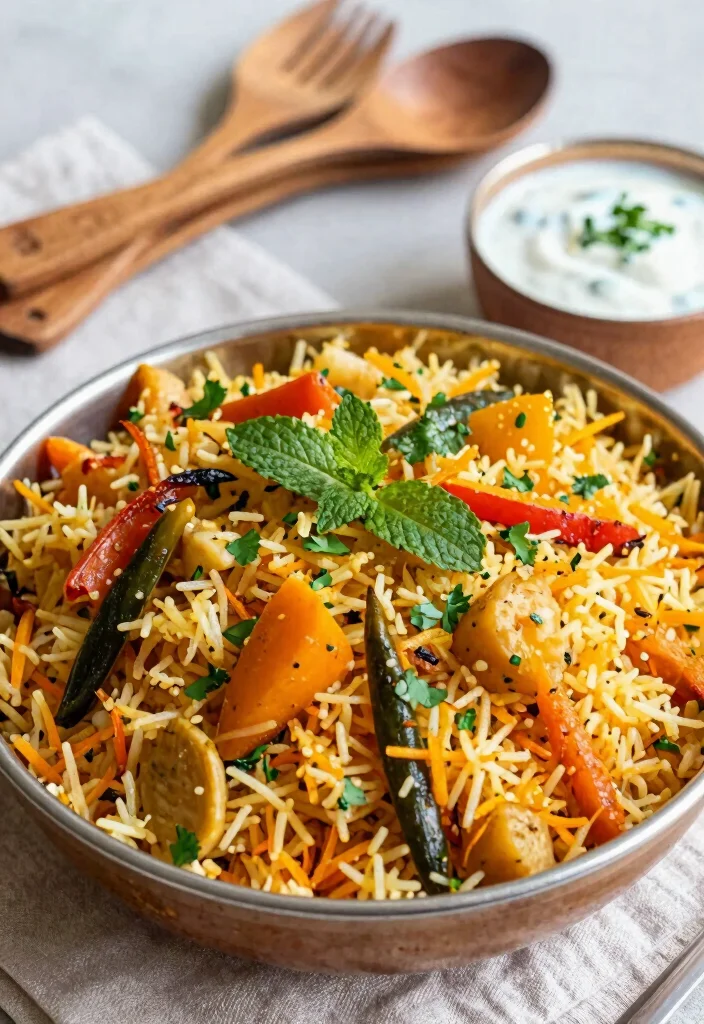 12 Indian Vegetarian Recipes for Traditional Meals 24 12 Indian Vegetarian Recipes for Traditional Meals 3. Vegetable Biryani 0