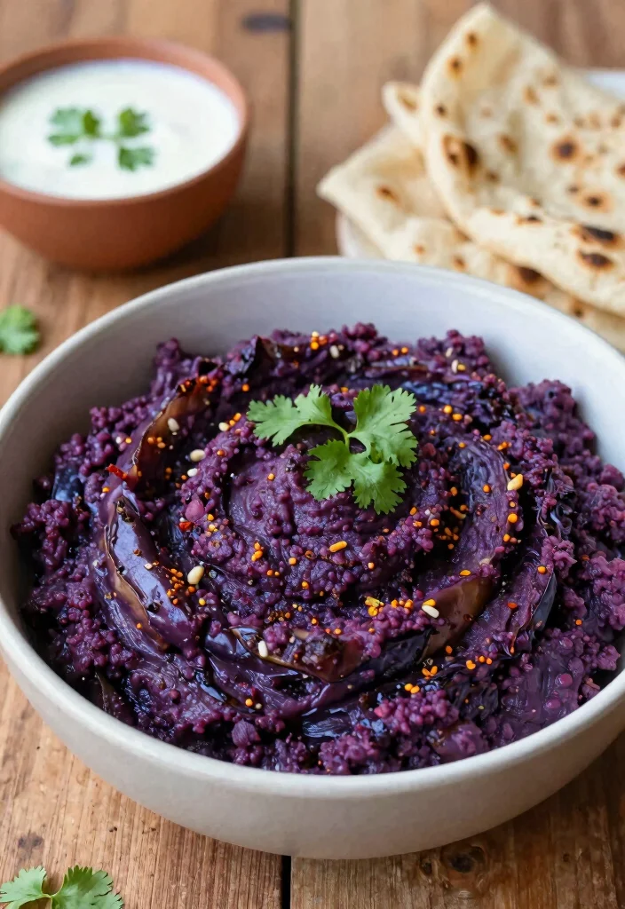 12 Indian Vegetarian Recipes with Bold Spiced Flavor 50 12 Indian Vegetarian Recipes with Bold Spiced Flavor 10. Baingan Bharta Smoky Eggplant Mash 0