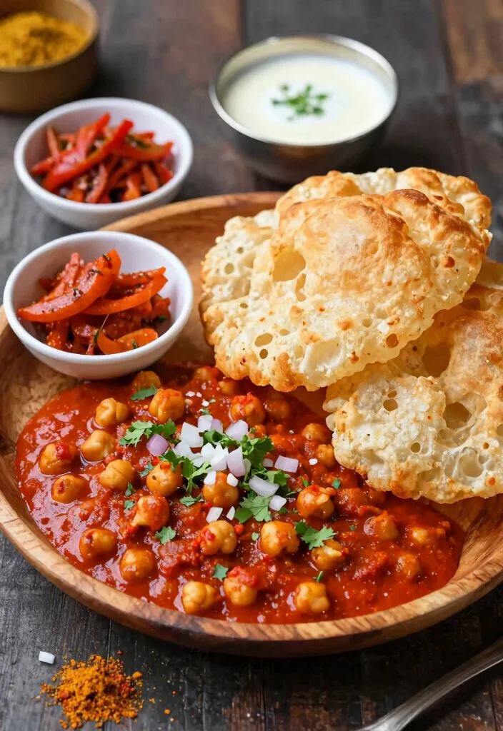 12 Indian Vegetarian Recipes with Bold Spiced Flavor 2 12 Indian Vegetarian Recipes with Bold Spiced Flavor 2. Chole Bhature Spicy Chickpeas with Fried Bread 0