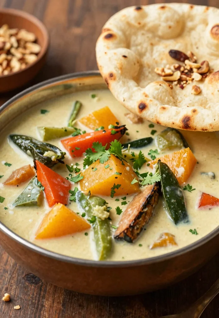 12 Indian Vegetarian Recipes with Bold Spiced Flavor 49 12 Indian Vegetarian Recipes with Bold Spiced Flavor 9. Vegetable Korma Creamy Mixed Vegetable Curry 0