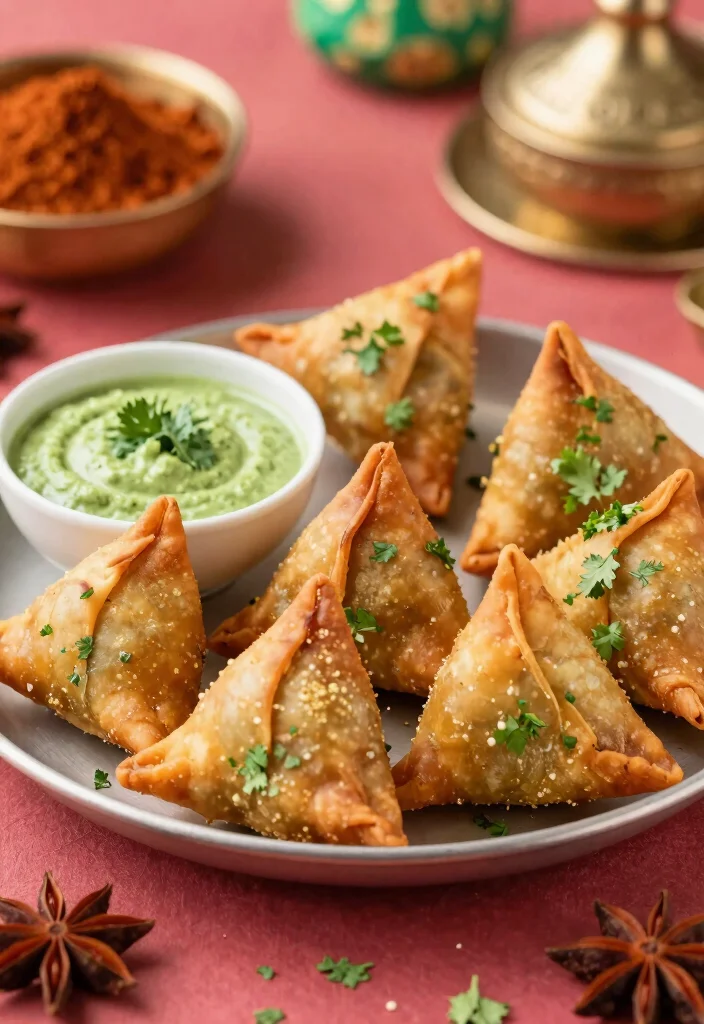 12 Indian Vegetarian Recipes with Classic Flavor 7. Samosas 0
