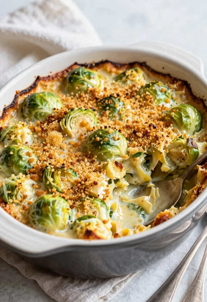 12 Keto Brussels Sprout Recipes for Savory Sides 3. Creamy Brussels Sprout Casserole 0